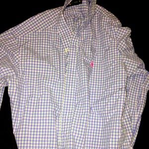 long sleeve polo button up
